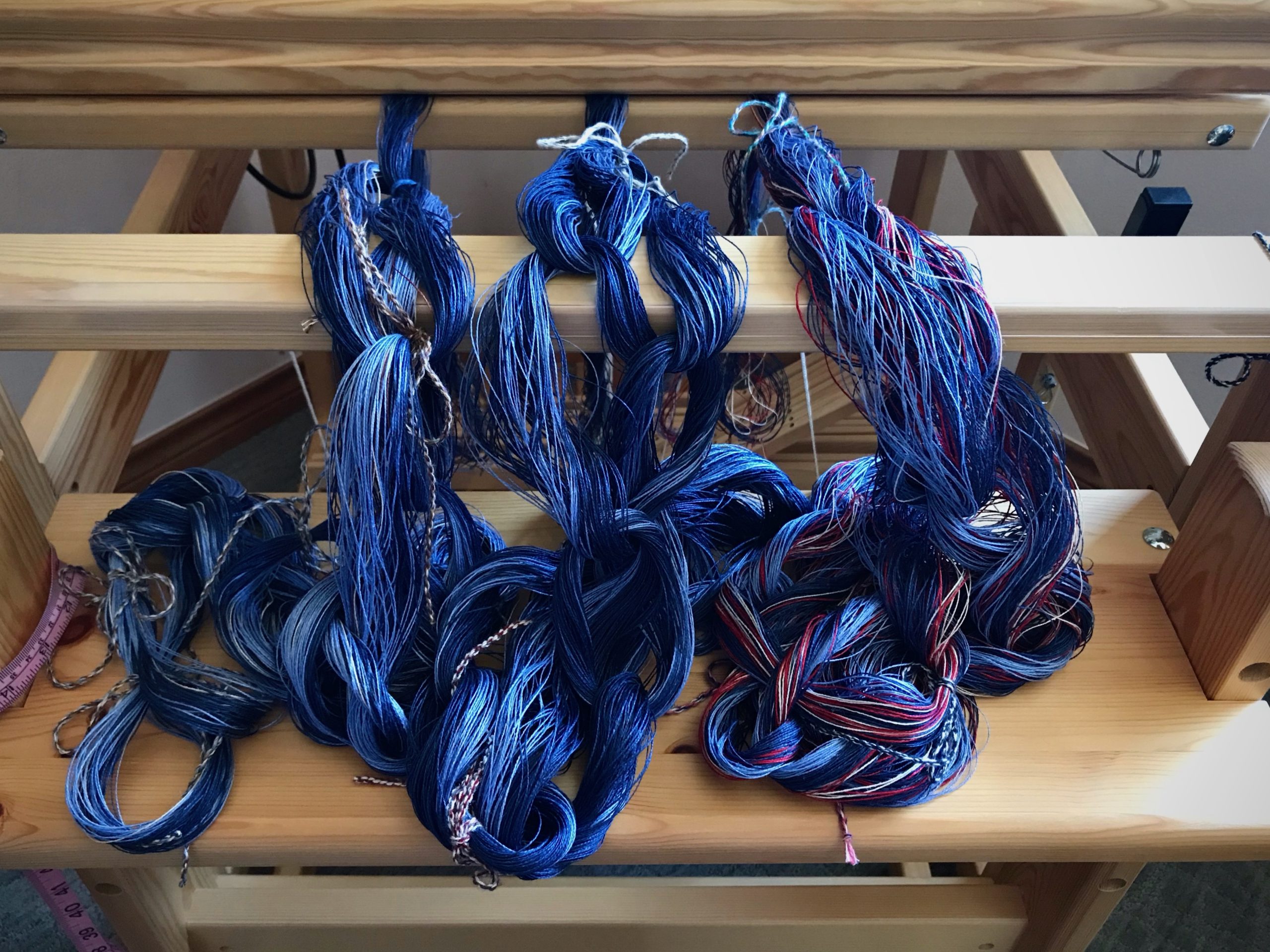 Ready to weave some linen dish cloths.