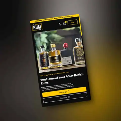 therum.company mobile friendly website by websi.com