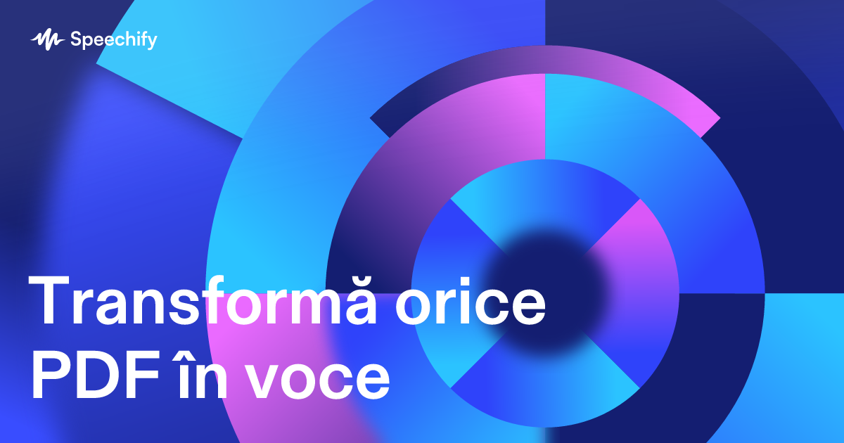 Transformă orice PDF în voce