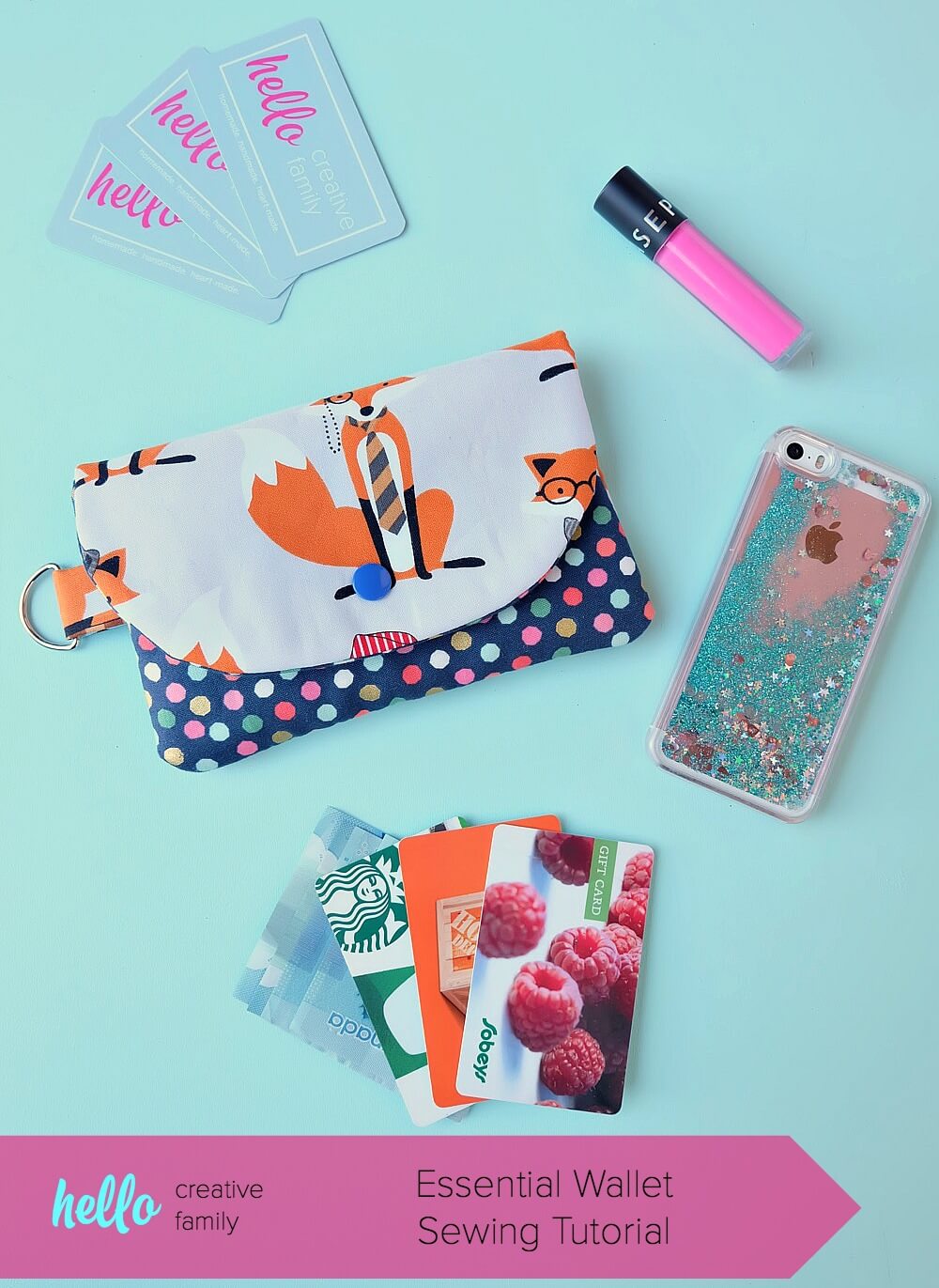 DIY Wallet created with Cricut Maker • Hello Creative Family