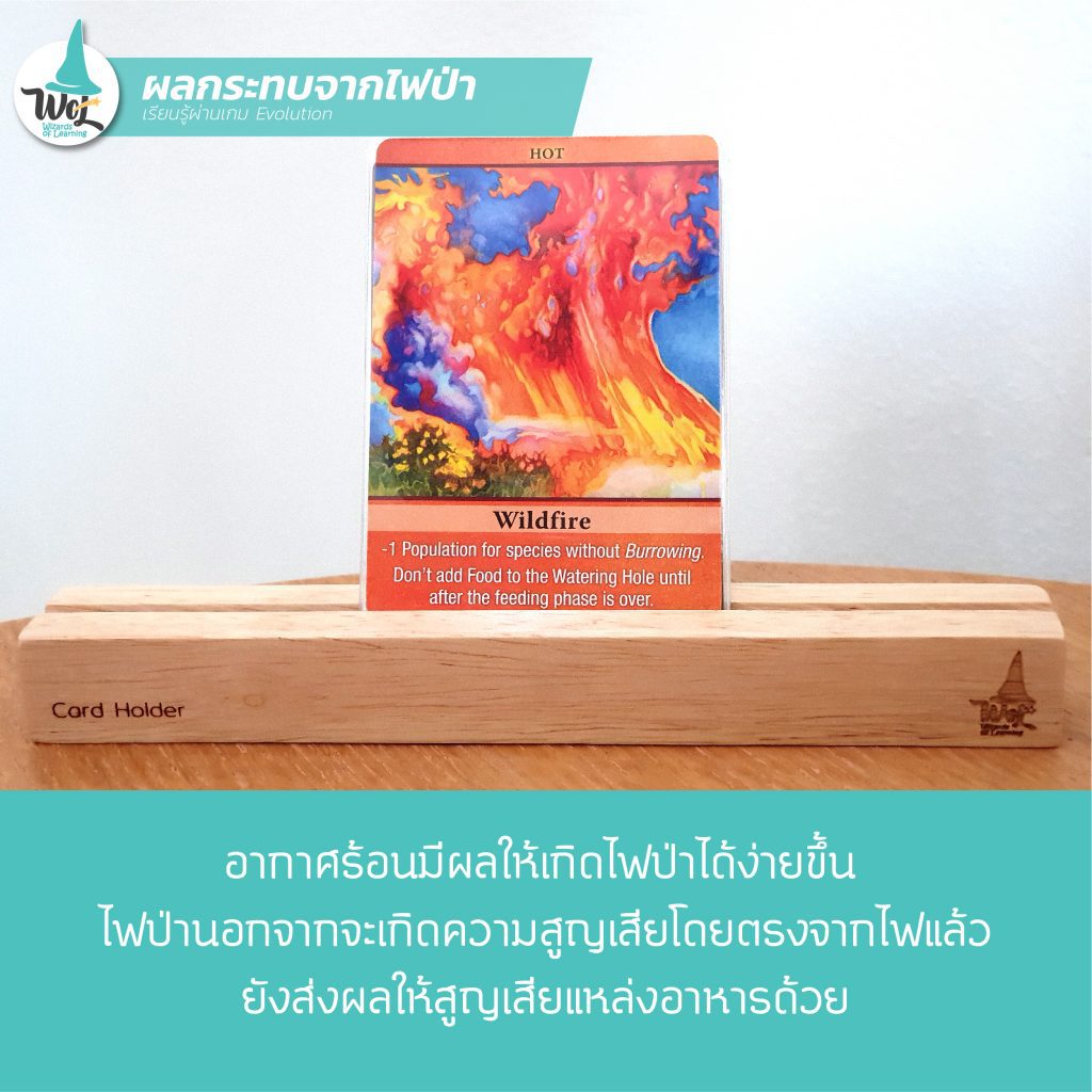 ไฟป่า ในเกม evolution