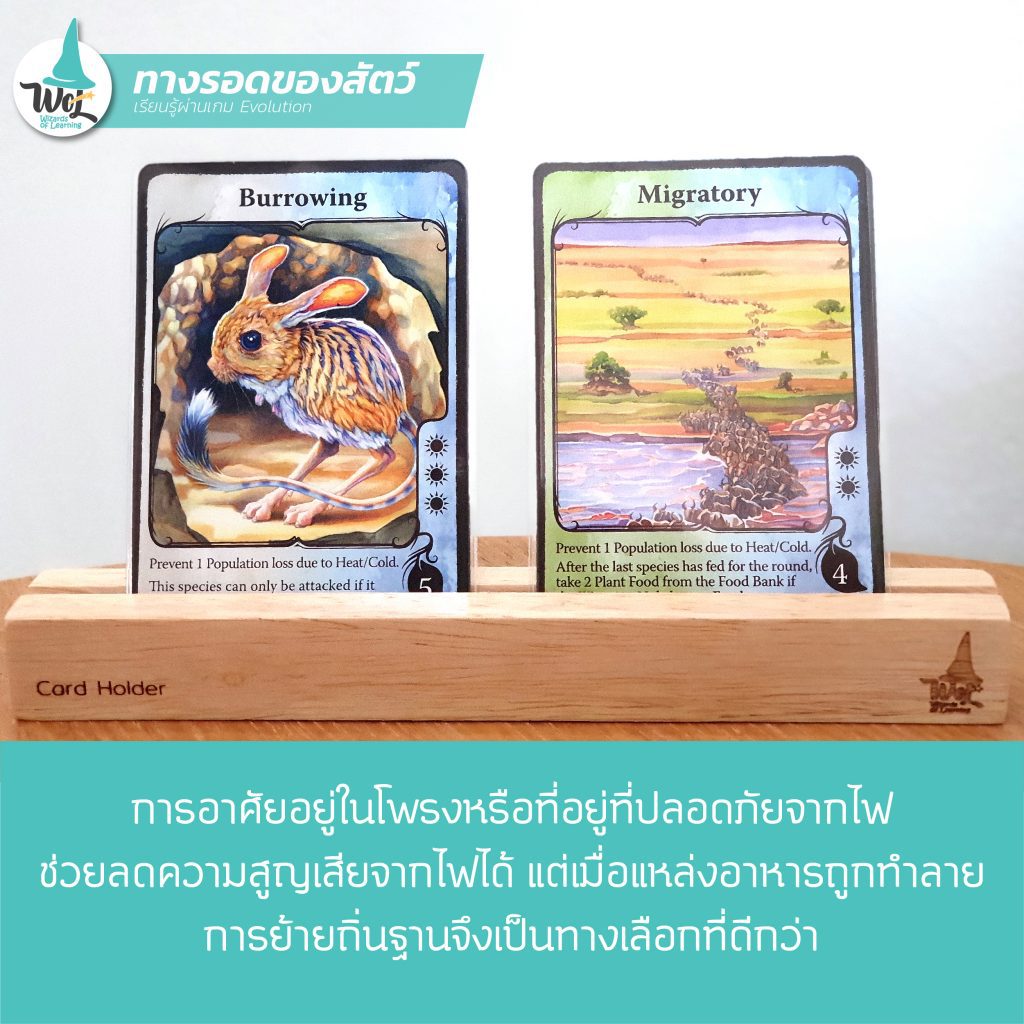 เอาตัวรอดจาดไฟป่า ในเกม evolution