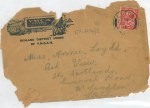 Envelope addressed to Miss Annie "Loydd"