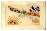 'Christmas Greetings' postcard