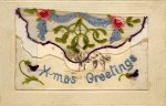 'X-mas Greetings' postcard