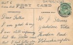 Postcard to J. Stevens