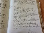 The entry regarding PC Spencer in the Chief Constable's Report book.