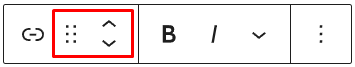 Moving tools in Read More block