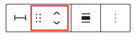 Block moving tools in the Separator block