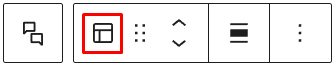 Transform tool in the Comment Template block