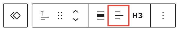 Change text alignment in the Comments Title block