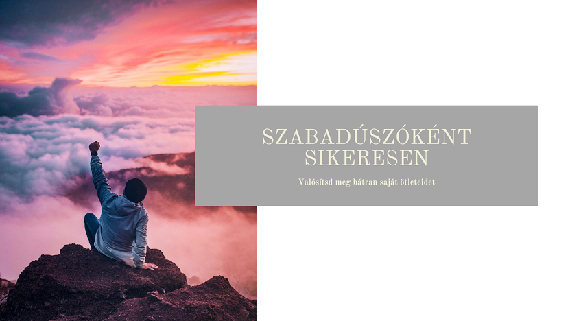Szabadúszóként sikeresen