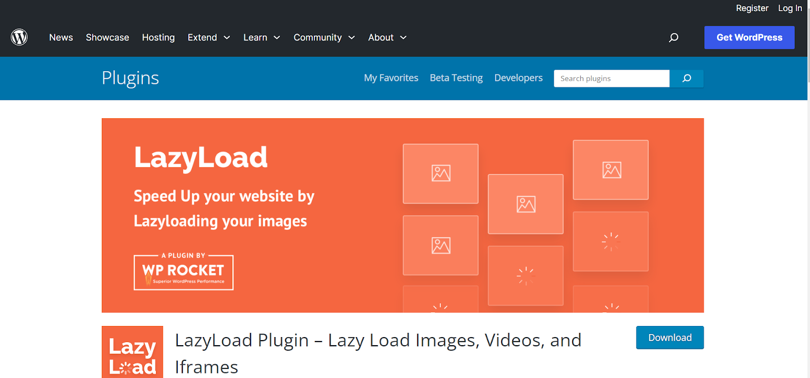 Lazy Load PLugin Image