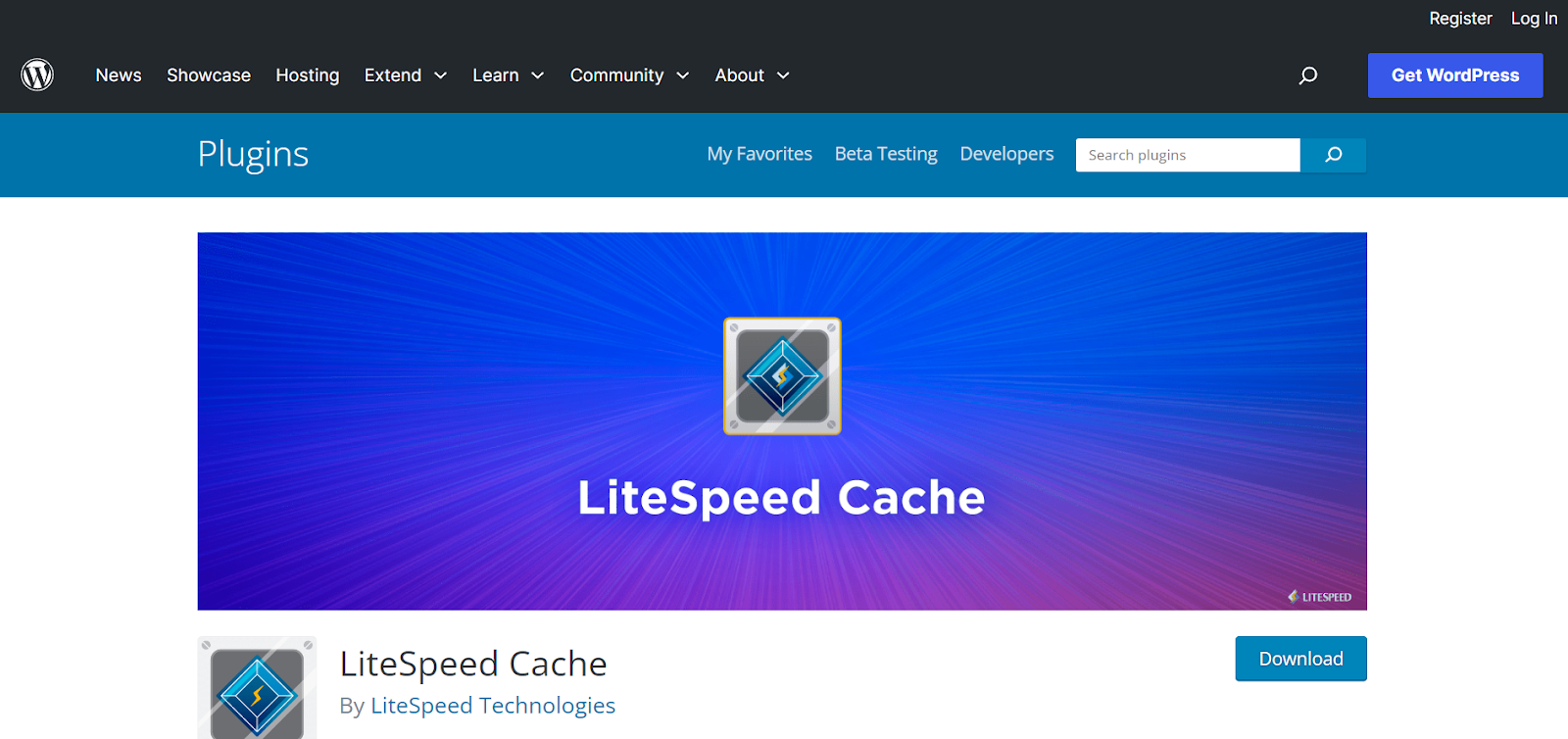 LiteSpeed Cache Plugin Image
