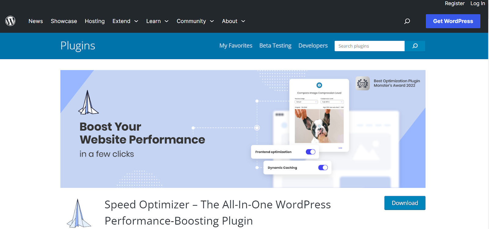 Site Ground Optimizer Plugin Image
