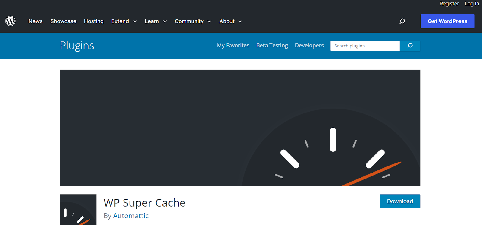 WP Super Cache Image