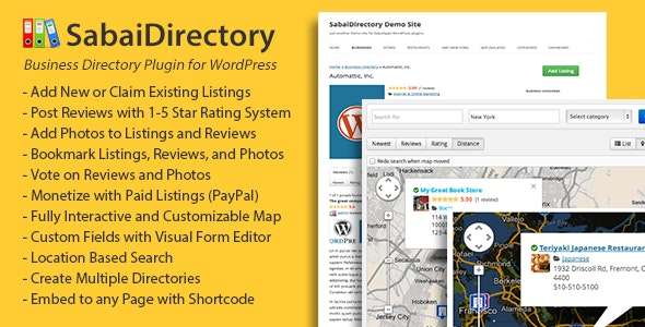 Best WordPress directory plugins: SabaiDirectory.