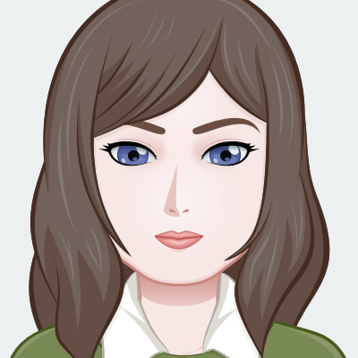 Avatar for D.L. Mullan - Girl with brown hair and blue eyes.