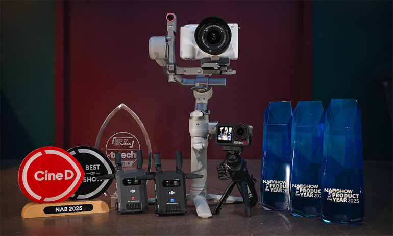 DJI’s Ronin and Osmo Win Five Awards at NAB Show 2025