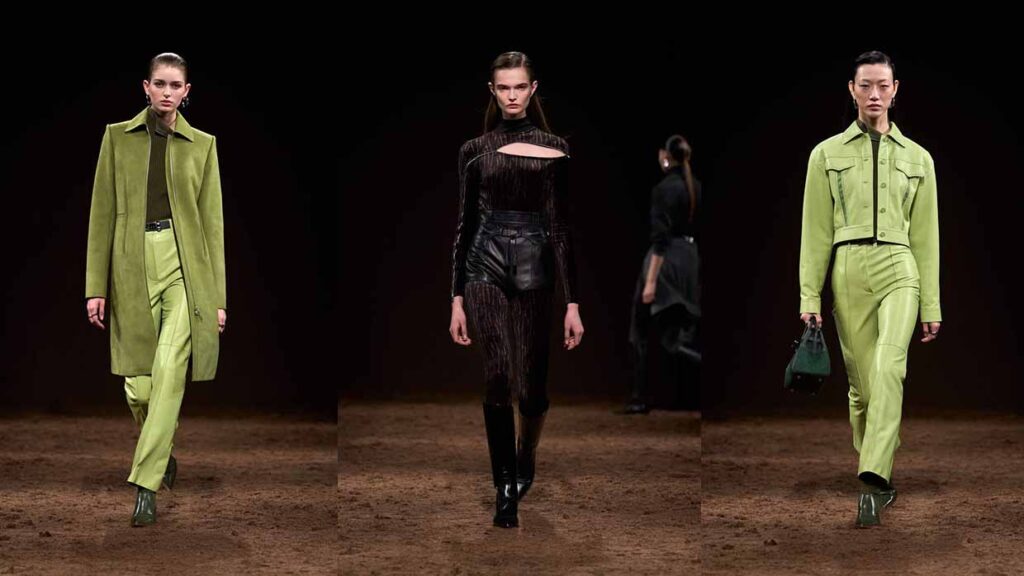 Hermès vrouw herfst winter 2025 2026 - Photo courtesy of Hermès