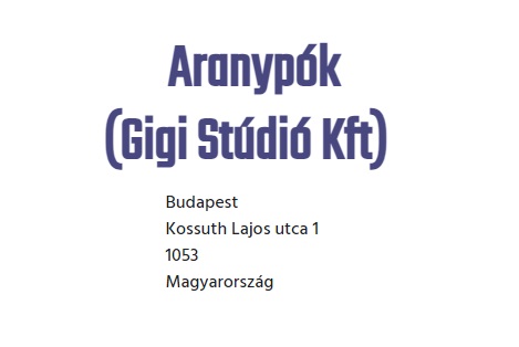 Gigi Aranypók üzlet