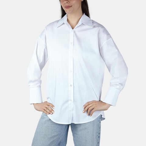 Chemise femme Reset, Blanc