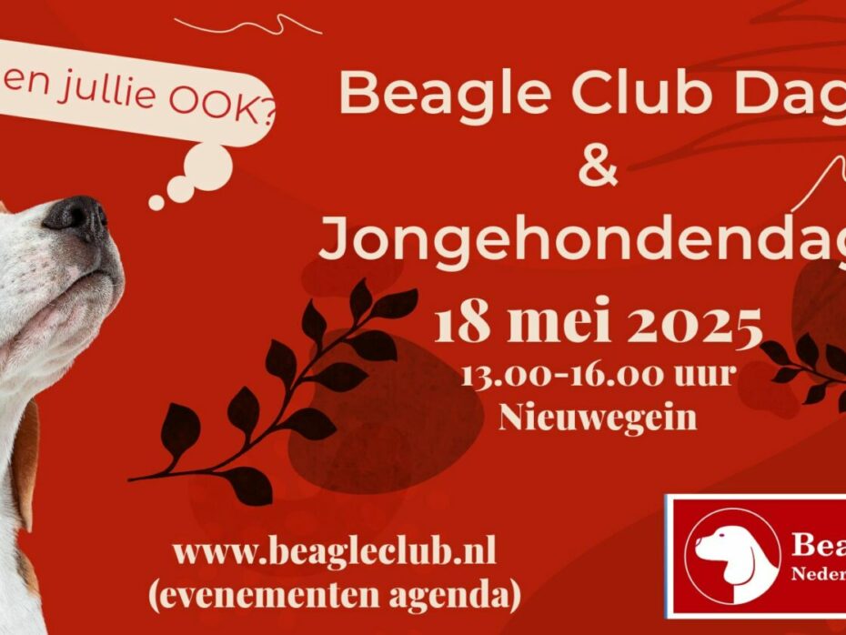 Zondag 18 mei: Beagle clubdag