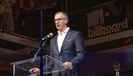 David Israelite speaks onstage at the NMPA + Billboard Grammy Week Showcase at EDEN Sunset in Los Angeles, CA on January 31, 2024.