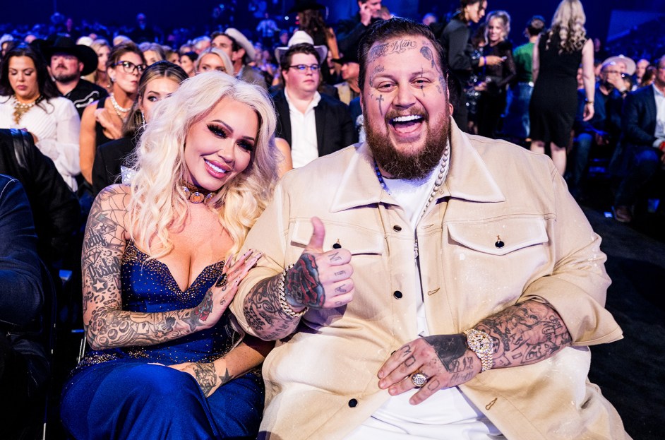 Bunny Xo and Jelly Roll attend the 59th Academy of Country Music Awards at The Star in Frisco on May 16, 2024 in Frisco, Texas.