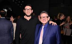 Elliot Grainge and Sir Lucian Grainge