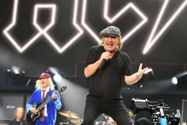 Brian Johnson and Angus Young of AC/DC