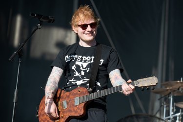 Ed Sheeran performs on day 3 of BottleRock Napa Valley at Napa Valley Expo on May 26, 2024 in Napa, California. (Photo by Dana Jacobs/FilmMagic)