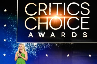 Chelsea Handler speaks onstage at the 29th Critics Choice Awards held at The Barker Hangar on January 14, 2024 in Santa Monica, California.