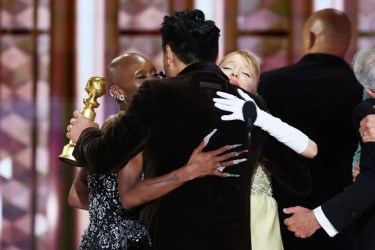 Cynthia Erivo, Jon M. Chu and Ariana Grande