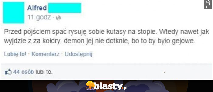 Przed pójściem spać rysuję na stopie kutasy Przed pójściem spać rysuję na stopie kutasy