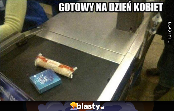 Gotowy na dzień kobiet kupił tylko gumki i Raffaello Gotowy na dzień kobiet kupił tylko gumki i Raffaello