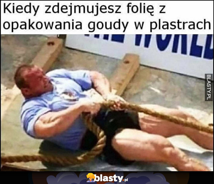 Pudzian kiedy zdejmujesz folię z opakowania goudy w plastrach Pudzian kiedy zdejmujesz folię z opakowania goudy w plastrach