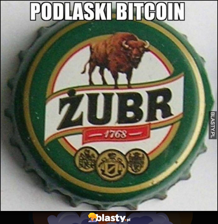 Podlaski bitcoin kapsel piwo Żubr Podlaski bitcoin kapsel piwo Żubr