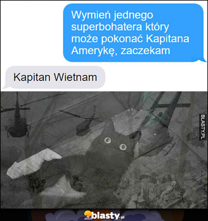 Wymień jednego superbohatera, który może pokonać Kapitana Amerykę, Kapitan Wietnam kot flashbacki Wymień jednego superbohatera, który może pokonać Kapitana Amerykę, Kapitan Wietnam kot flashbacki