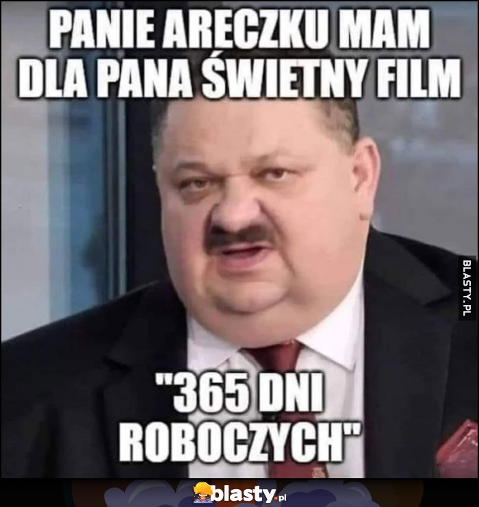 Janusz Alfa: panie Areczku mam dla pana świetny film Janusz Alfa: panie Areczku mam dla pana świetny film