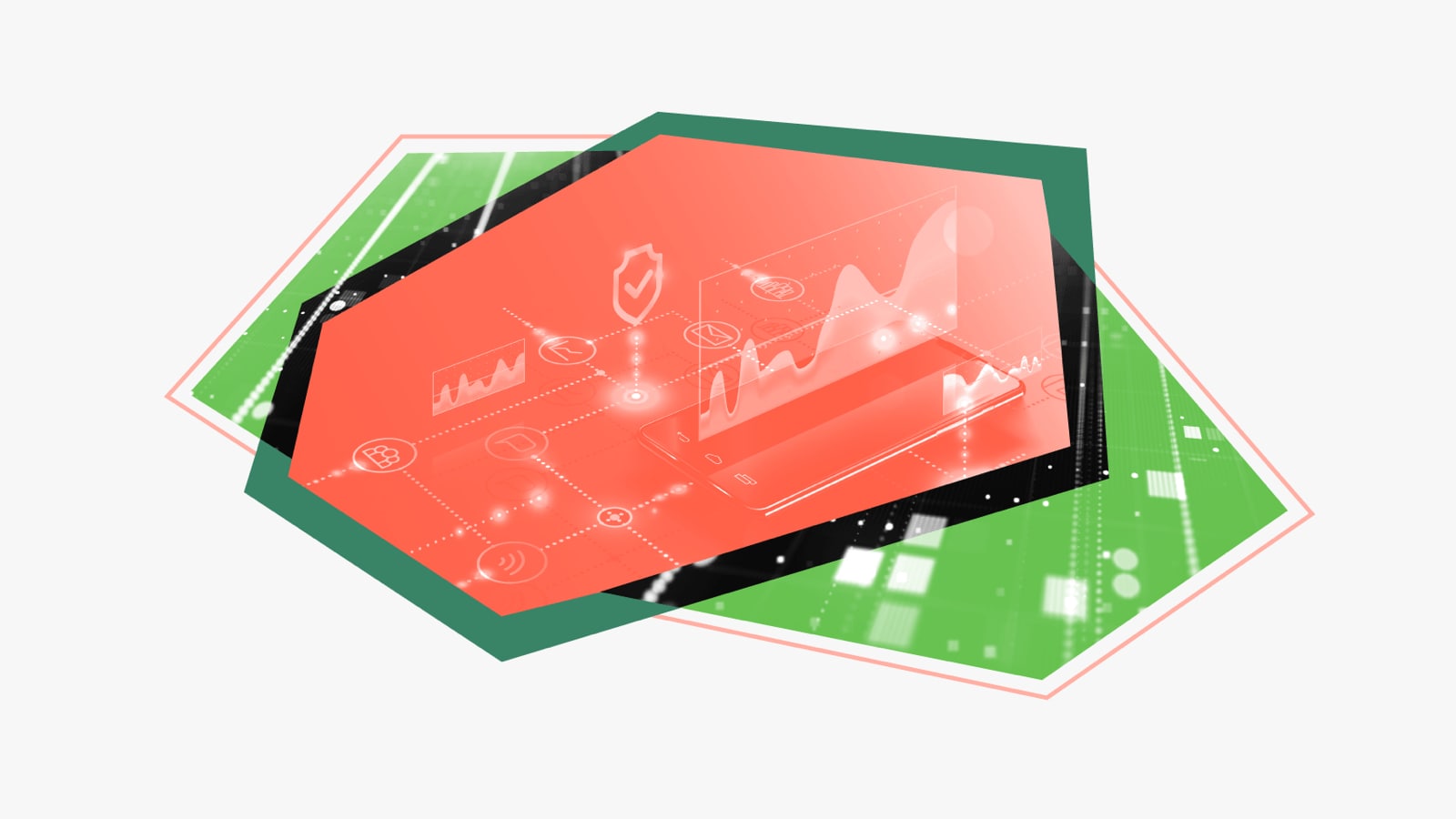 graphic illustration of bar charts