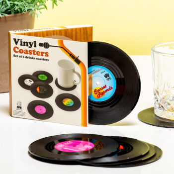 LP onderzetters (set van 6)