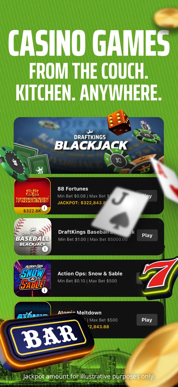 Draftkings casino games app