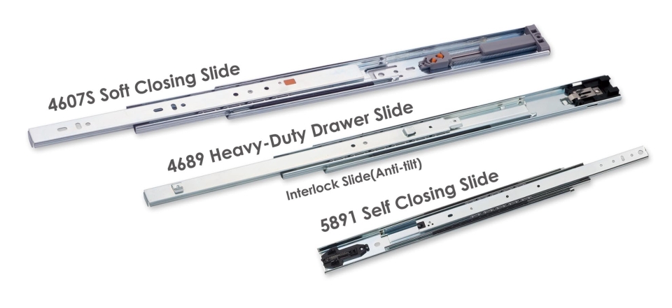 Tai Cheer’s products are widely employed in drawer stretching, these slide rails are primarily manufactured through OEM and ODM processes, tailored to meet specific and customized requirements. (Photo provided by Tai Cheer)