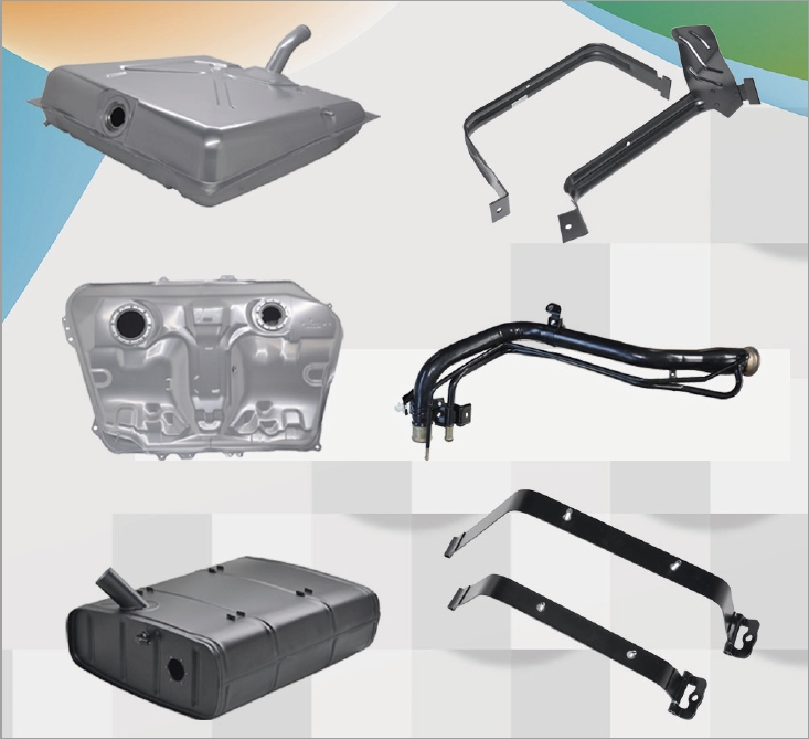 Fuel-sending units manufactured by UN Fuel Tank. (Photo provided by UN Fuel Tank)