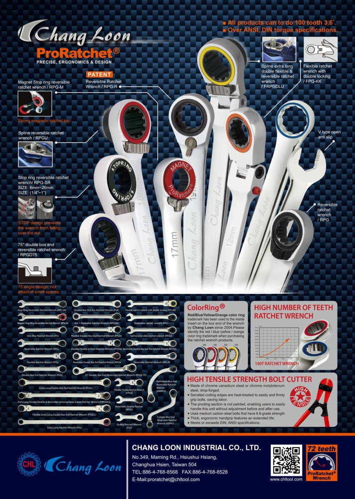 Taiwan Hand Tools CHANG LOON INDUSTRIAL CO., LTD.