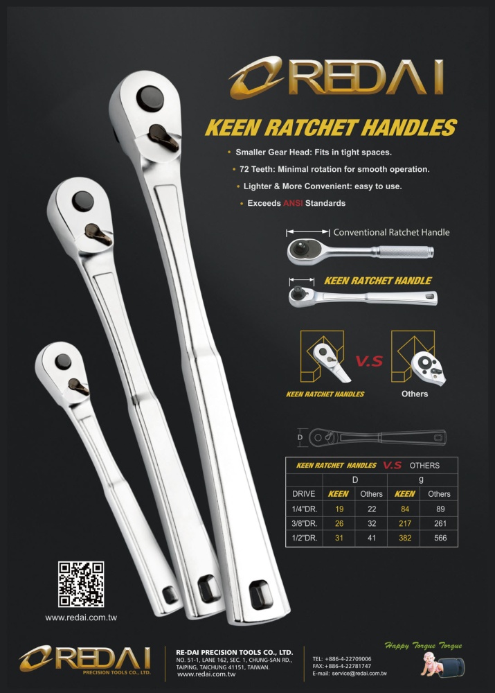 Taiwan Hand Tools RE-DAI PRECISION TOOLS CO., LTD.