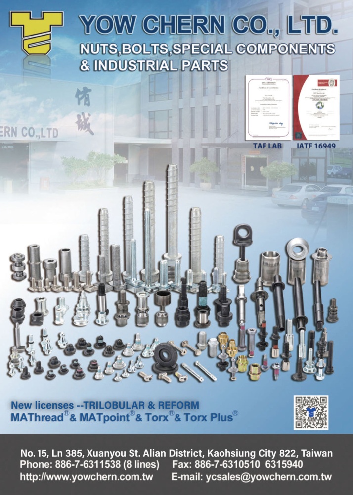 Taiwan International Fastener Show YOW CHERN CO., LTD.