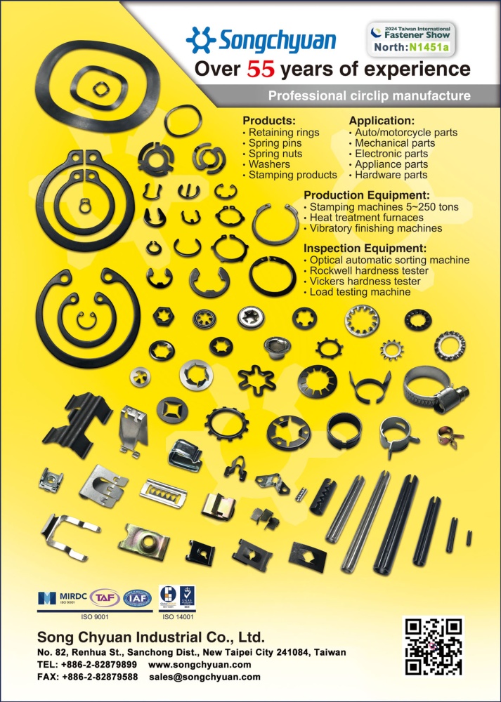 Taiwan International Fastener Show SONG CHYUAN INDUSTRIAL CO., LTD.