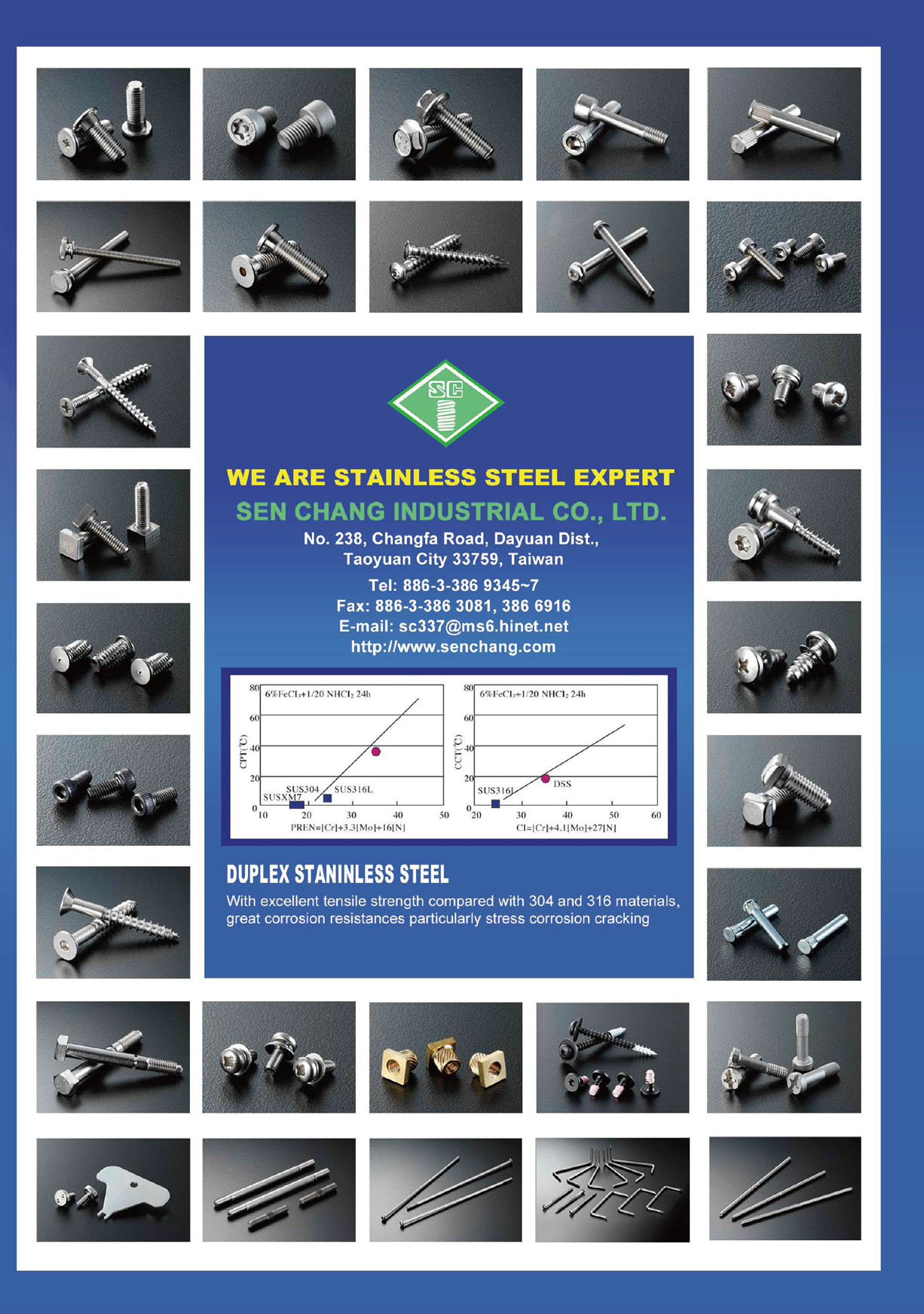 Taiwan International Fastener Show SEN CHANG INDUSTRIAL CO., LTD.